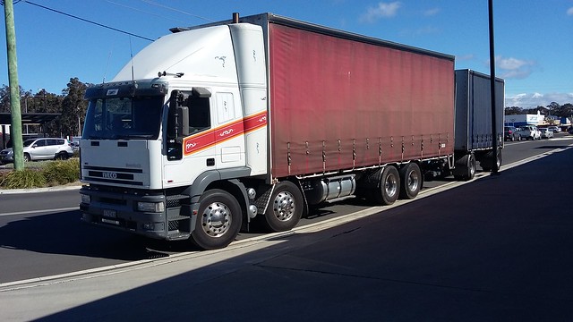 Iveco Eurotech parked up for some Maccas in Nowra