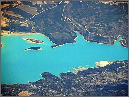 santolea teruel españa spain europe europa aragón reservoir embalse aerialview aerea vistaaerea