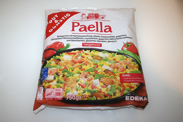 01 - gut & günstig Paella -  Packaging front / Packung vorne