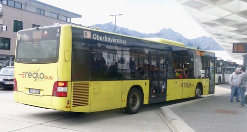 M RV 5058 ‘VVT’ (Verkhersverbund Tirol) ‘regio bus’, ‘Oberbayernbus’. MAN Lion’s City /3 on Dennis Basford’s railsroadsrunways.blogspot.co.uk’