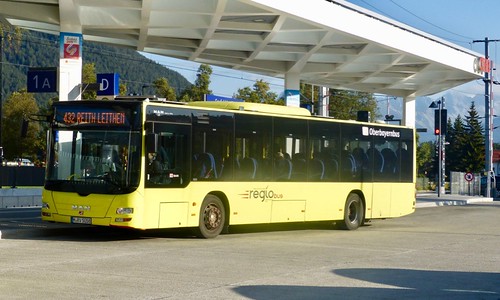 M RV 5058 ‘VVT’ (Verkhersverbund Tirol) ‘regio bus’, ‘Oberbayernbus’. MAN Lion’s City /2 on Dennis Basford’s railsroadsrunways.blogspot.co.uk’