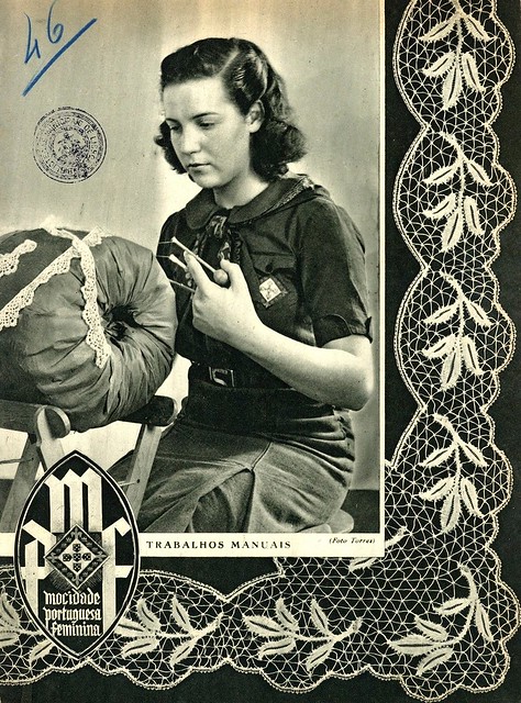 Capa revista antiga | vintage magazine cover | Portugal 1940s
