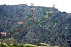 Versant Ghjarghjole Silvastriccia : tracés des voies de descente