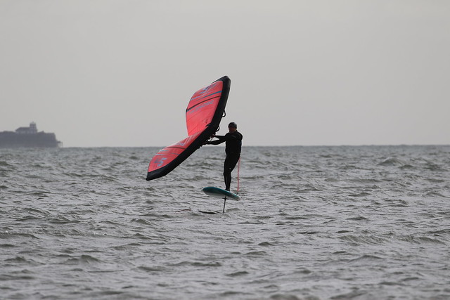 Flying surfer