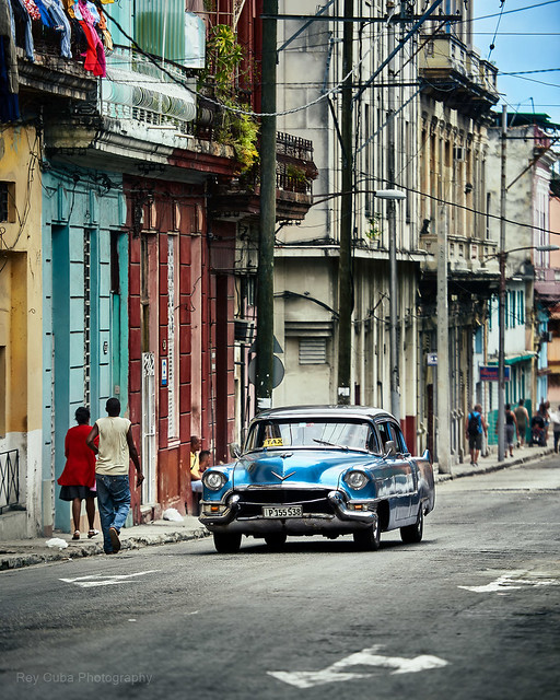 Neptuno's street taxi at Havana