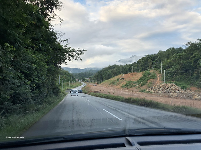 Road improvements work, A2 at Papar, Sabah, Malaysia - 26 December 2017