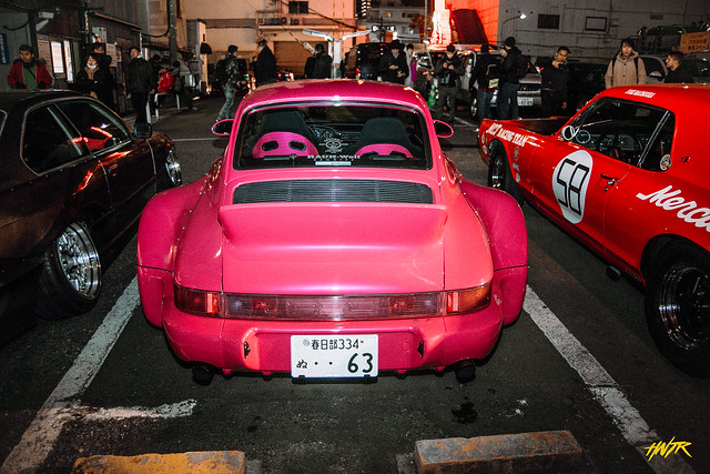Pink RWB Porsche 963 Rear Square