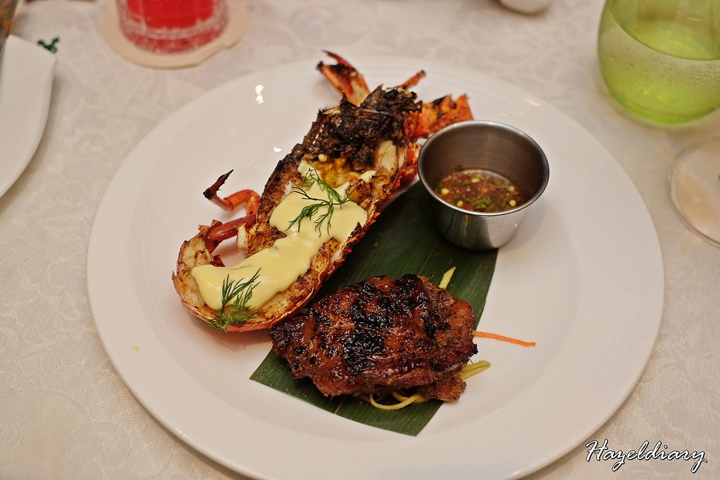 conrad centennial singapore christmas 2020-Charcoal grilled lobster