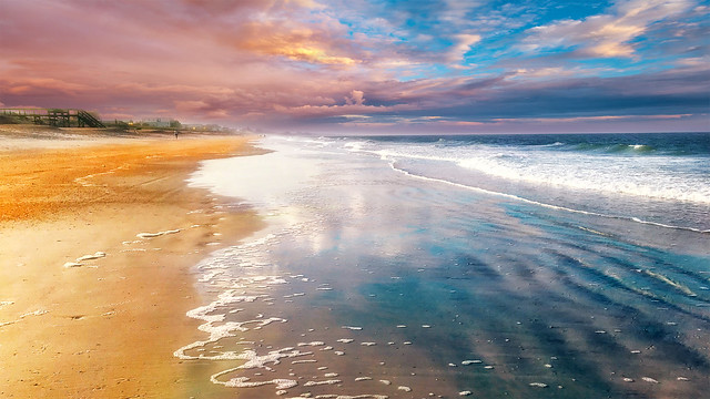 Sunset on Vilano Beach