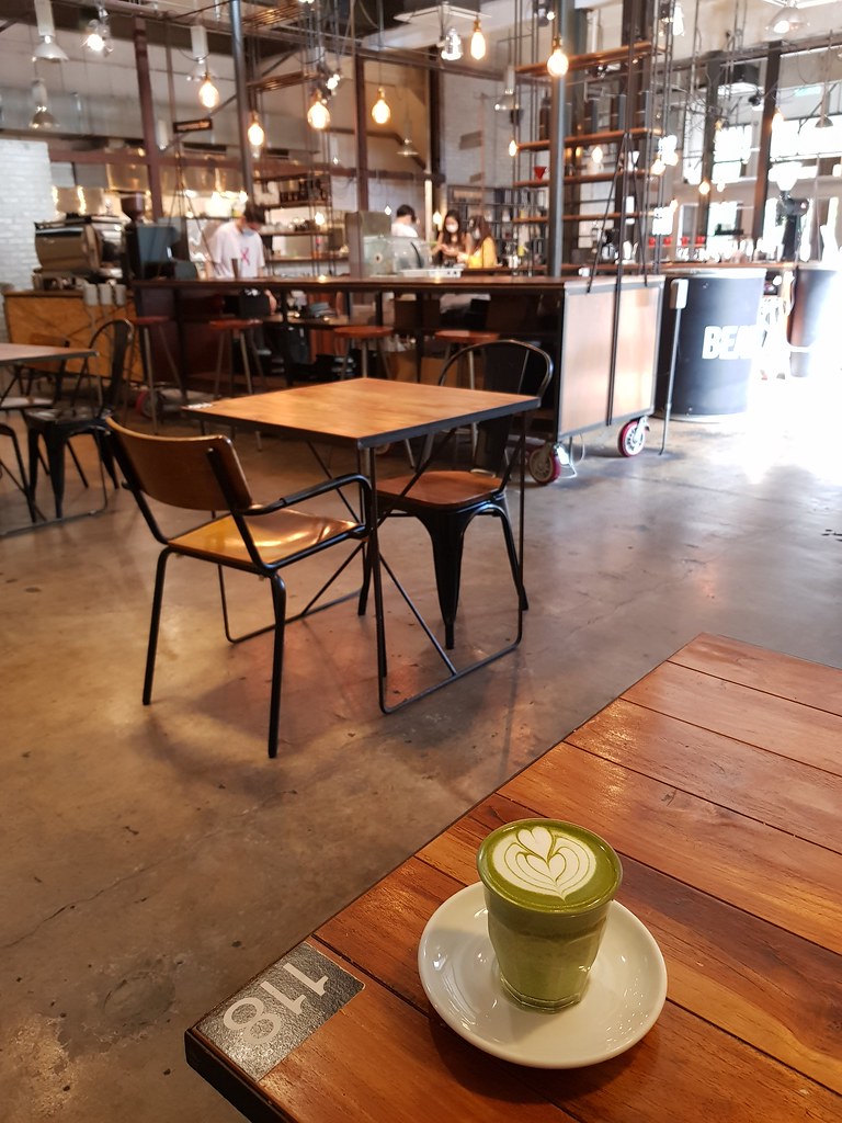 抹茶拿鐵 Matcha Latte rm$15 @ Bean Brothers PJ Sunway Damansara