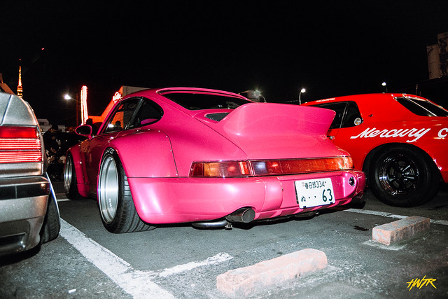 Pink RWB Porsche 963 Rear Low