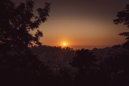 india sunset