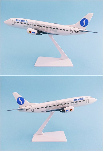 Sobelair Scale 1-200 model Boeing B737-300 Godfroid Colors OO-SBZ Sabena #03