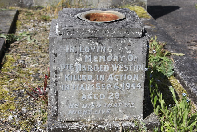 Harold Edward Hall Weston Family Grave 2