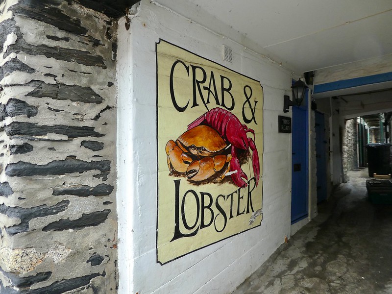 The Crab & Lobster pub aka The Golden Lion in Port Isaac