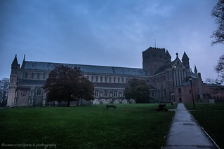 Abbey at dawn