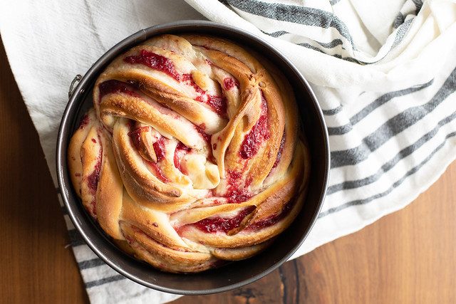 Cranberry Danish Twist in the Pan
