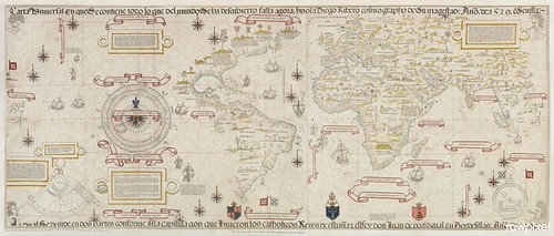 World map (1900) by Diogo Ribeiro. Original from The Beine… | Flickr