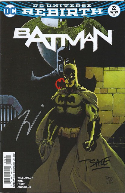 Batman 22 Signed Tom King and Tim Sale