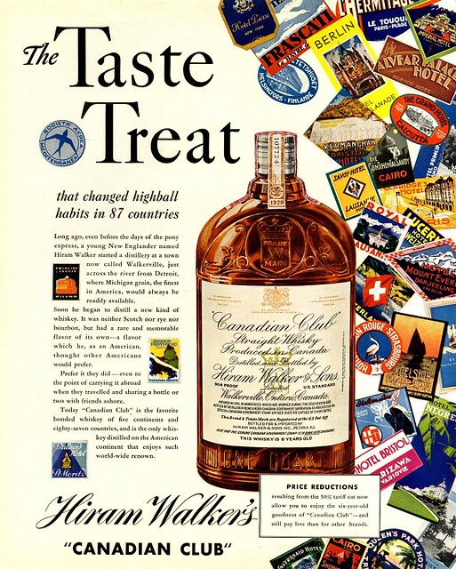 Canadian Club Whisky - 1938