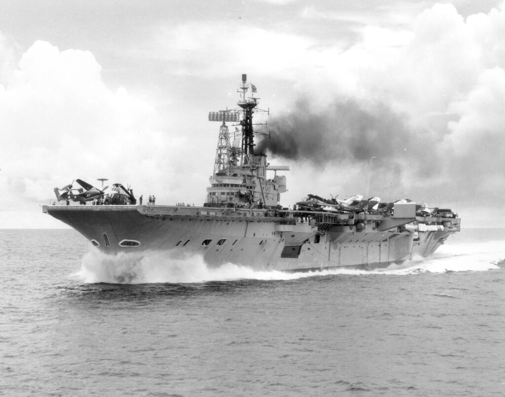 HMS Centaur in 1965.
