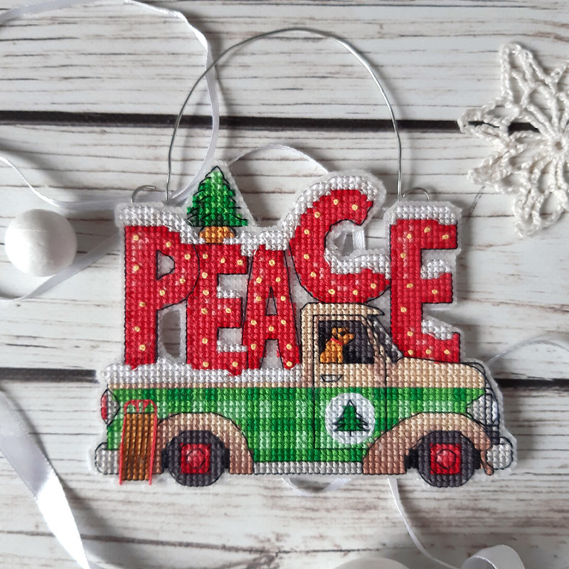 Holiday Truck Ornament 2 