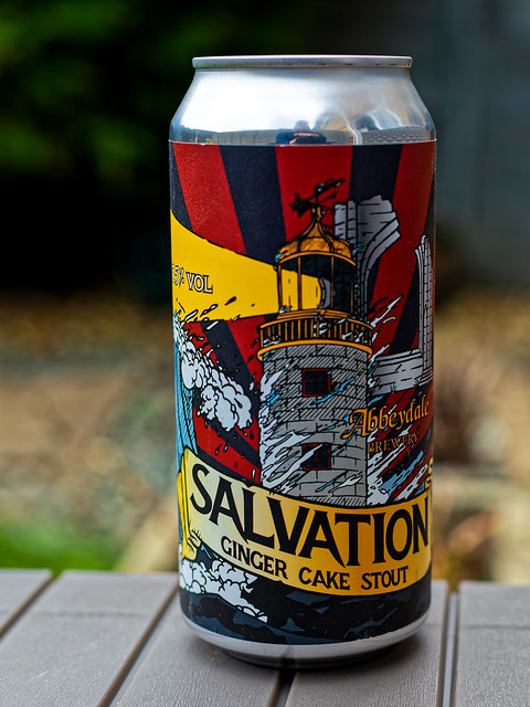 A Can of Salvation (Ginger Cake Stout - 5.5%) by Abbeydale (Olympus OM-D EM1.3 & M.Zuiko 25mm f1.2 Pro Prime) (1 of 1)