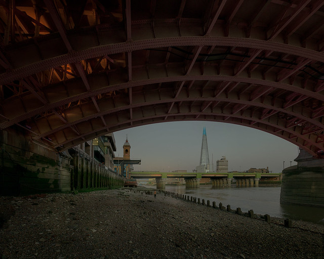 under southwark bridge 2020