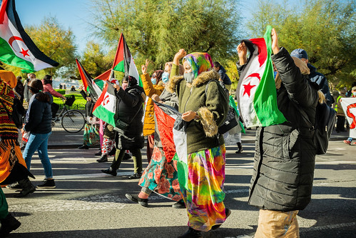 Sahararen aldeko manifestazioa