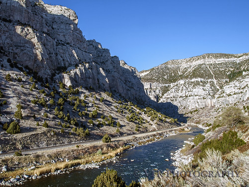 thermopolis hotspringscounty wyoming wy windrivercanyon windriver bighornriver bridgermountains owlcreekmountains windriverreservation gorge rocky semiarid rugged landscape landscapes unitedstates