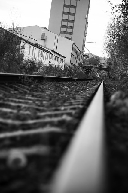 Stillgelegtes Bahngleis / Disused railroad track