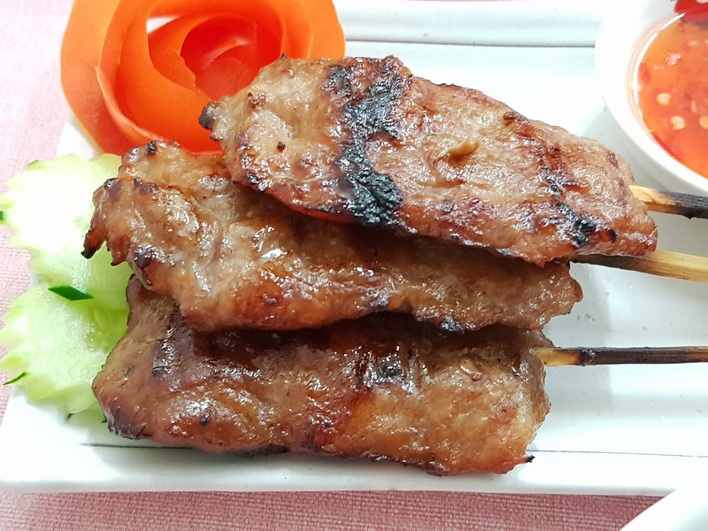 泰国蜜汁烤猪肉串 Thai Moo Peng rm$9.90 @ 正宗泰式風味小食 Yummy Tummy Thai Restaurant USJ10