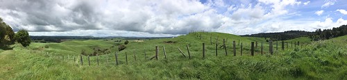 ohakune newzealand green hills panorama
