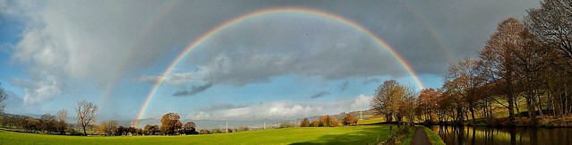 Glorious double rainbow