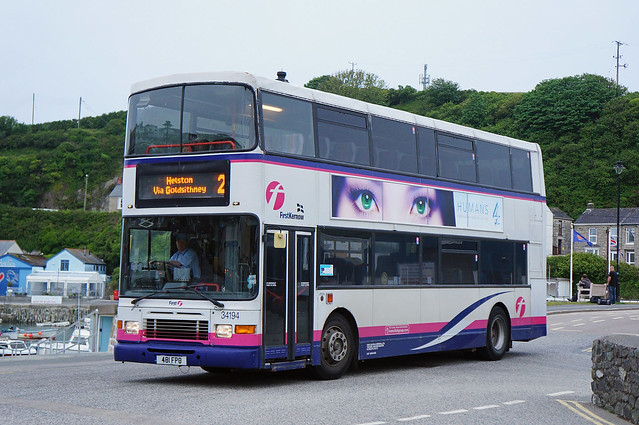 First Kernow 34194, 481 FPO, on route 2 at Porthleven