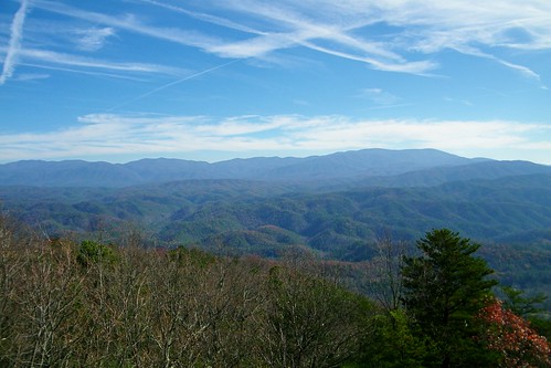 foothills parkway great smoky mountains tennessee look rock tower