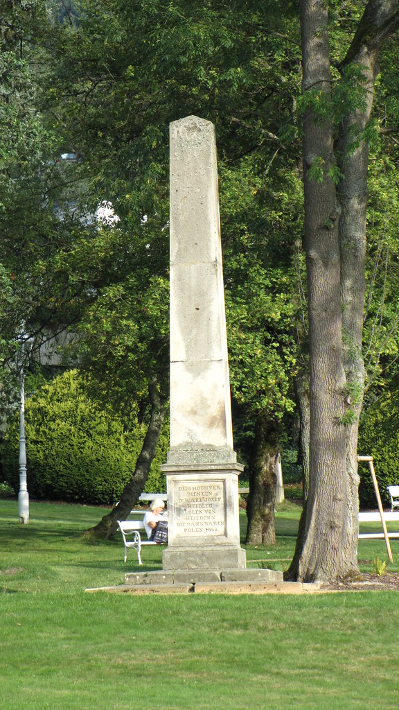 Heidlerův obelisk v Mariánských Lázních