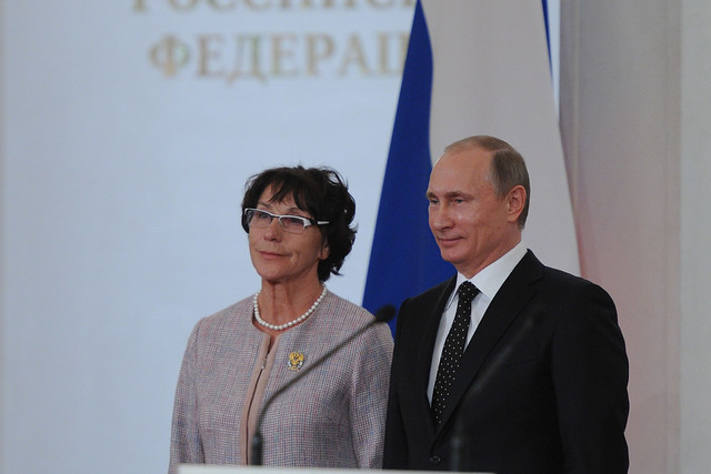 12 июня 2015 года. Церемония вручения Государственных премий Российской Федерации за 2014 год