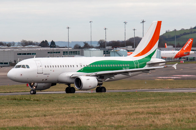 Air Côte d'Ivoire Airbus A319-100 TU-TST