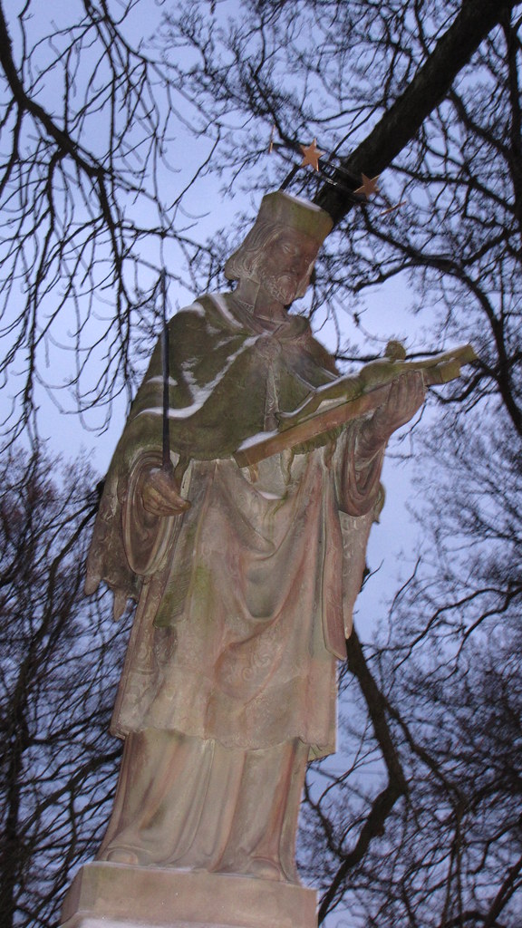 socha sv. Jana Nepomuckého v Mariánských Lázních