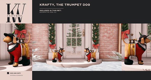 GROUP GIFT! KraftWork Krafty, The Trumpet Dog