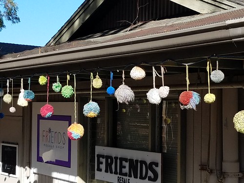 Yarn Balls Decorate Friends Resale Shop - UCSD