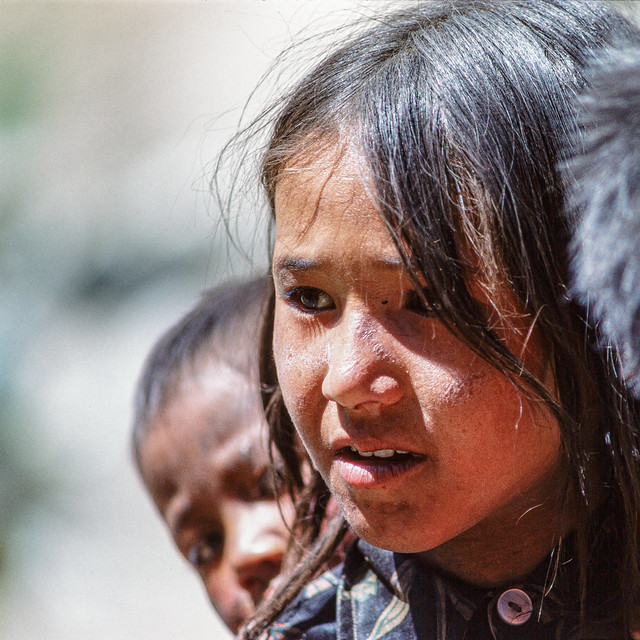 Ladakhi Siblings, Kanji, 1983