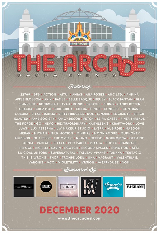 The Arcade - December 2020 Gacha Event Poster