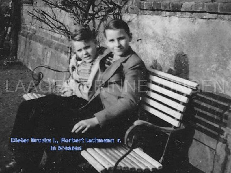 v.l. Dieter Broska, Norbert Lachmann in Breesen