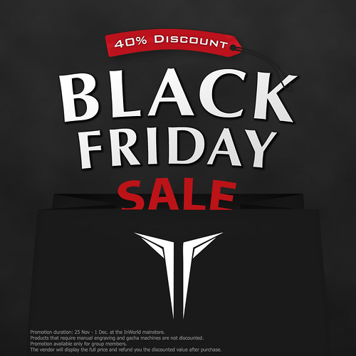 Black Friday is here! SALE 40% OFF!