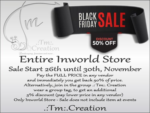 .:Tm:.Creation Black Friday Sales 50% Off