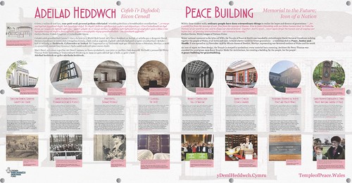 'PEACE BUILDING' - Temple of Peace Reception, Public Interpretation Panel | by CymrudrosHeddwch - WalesforPeace