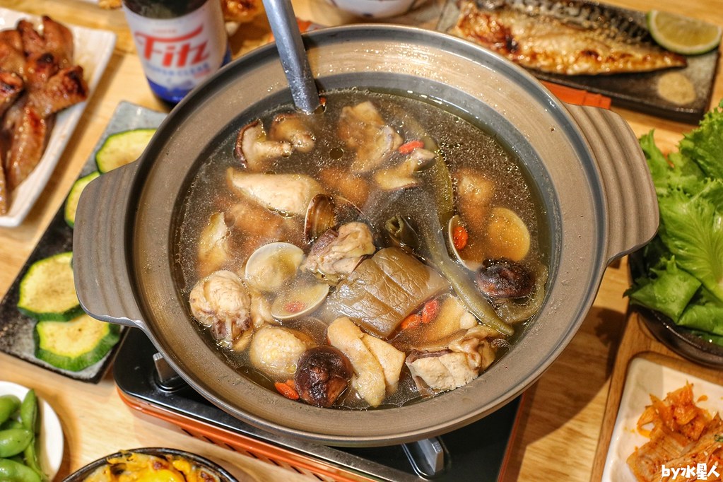 剝皮辣椒蛤蜊雞肉鍋
