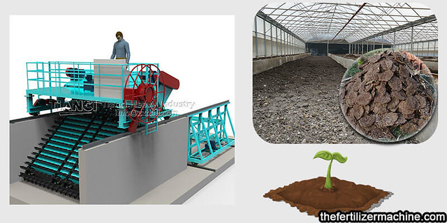 cow dung compost machine